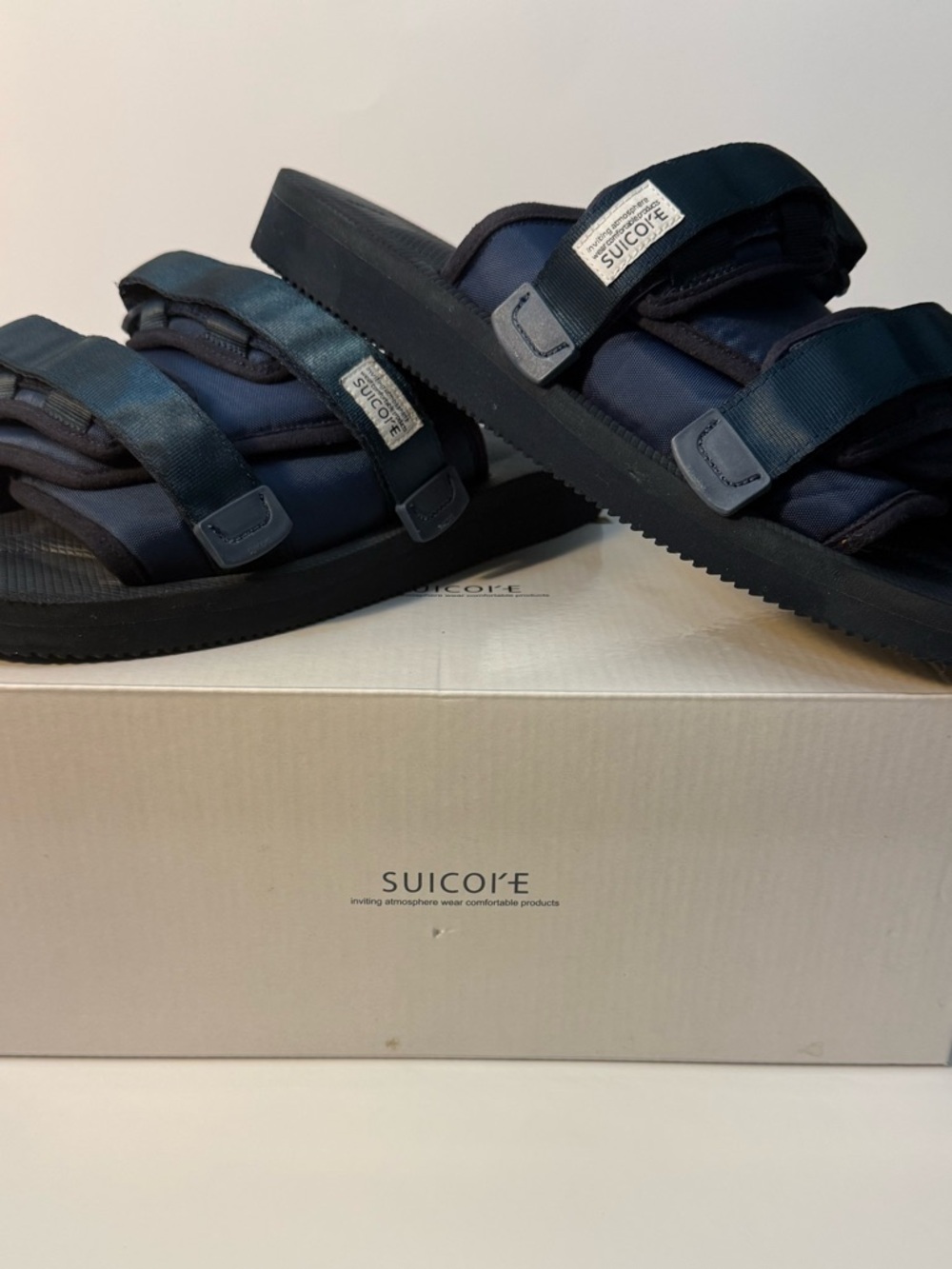 [OG-056CAB-NVY] Mens Suicoke MOTO-CAB SANDAL 'NAVY'